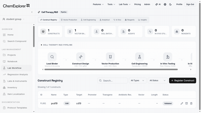 RNA Therapeutics Software — mRNA & siRNA Design | ChemExplorer