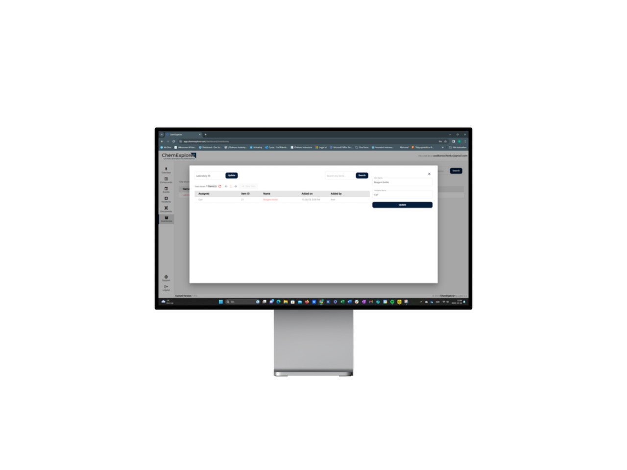 Lab inventory management chemexplorer